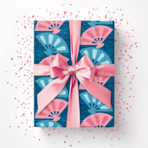 Fanfarestreifen in Rosa und Aqua