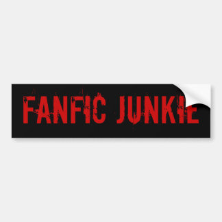 Fanfic Junkie-Autoaufkleber Autoaufkleber