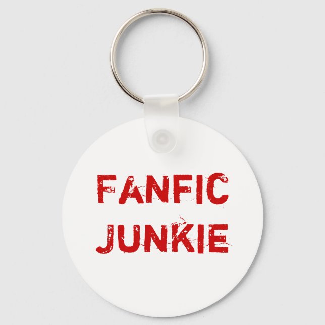 Fanfic Junkie Schlüsselanhänger (Vorderseite)