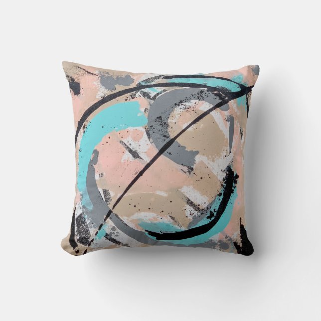 Fang 22 16 x 16 Baumwollwürfelkissen Kissen (Vorderseite)