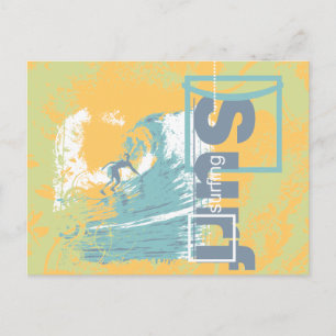Fang a Wave Surfing T Shirts und Geschenke Postkarte