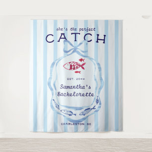 Fang Beach Fishing Bachelorette Hintergrund Wandteppich