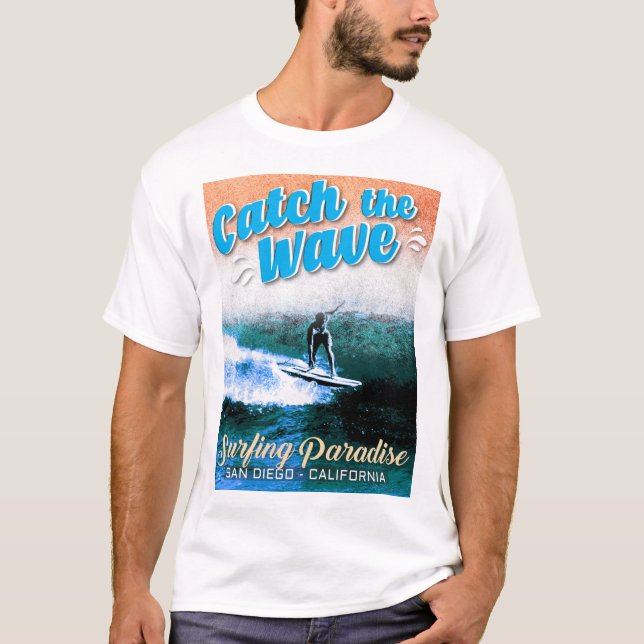 Fang das Wellenreitparadies T-Shirt (Vorderseite)