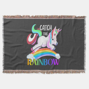 Fang den Regenbogen - Einhorndesigns-15989 Decke