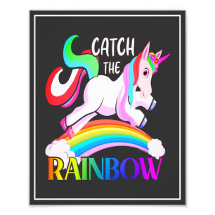 Fang den Regenbogen - Einhorndesigns-15989 Fotodruck