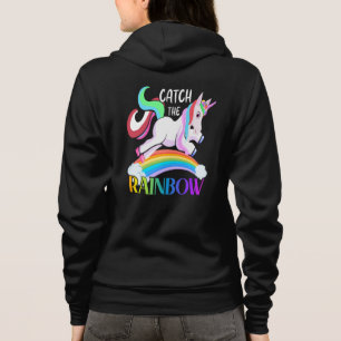 Fang den Regenbogen - Einhorndesigns-15989 Hoodie