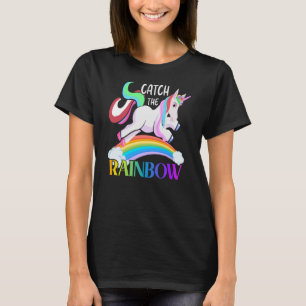 Fang den Regenbogen - Einhorndesigns-15989 T-Shirt