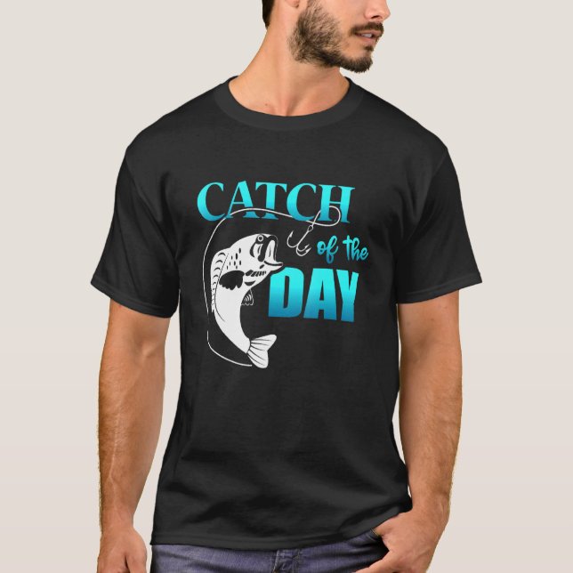 Fang der Liebe Fischen Vater T-Shirt (Vorderseite)