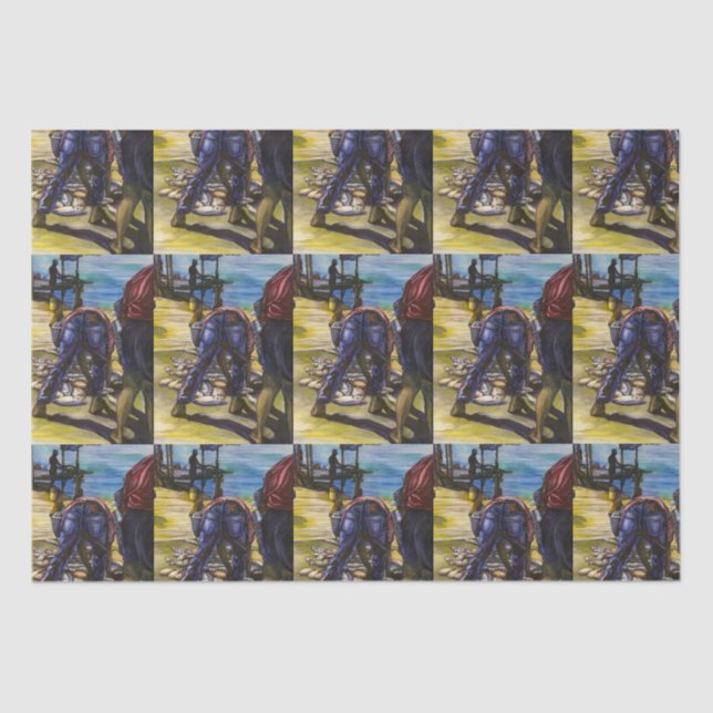 Fang des Morgens, Hafen Insel, Bahamas Seidenpapier (Vorderseite)