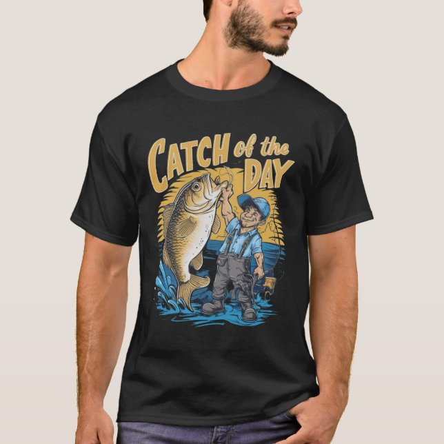 Fang des Tages: Fischer-Triumph T-Shirt (Vorderseite)