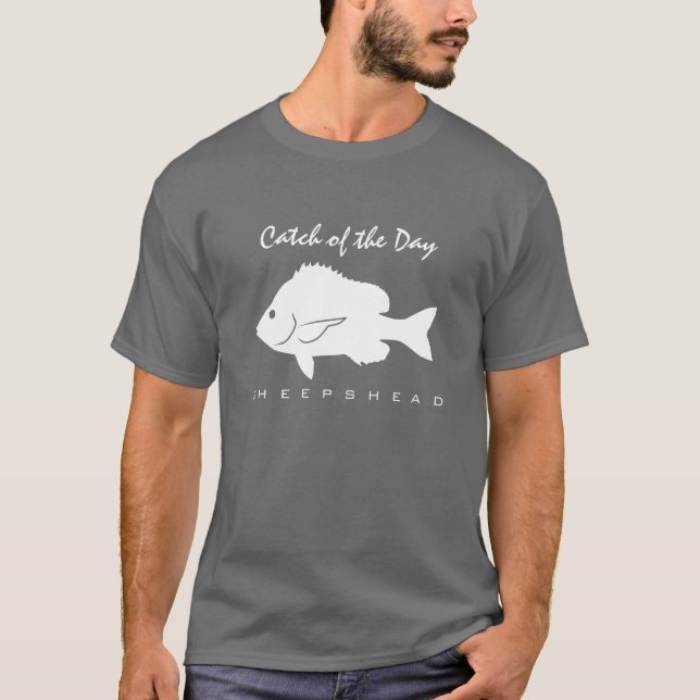 Fang des Tages - Sheepshead-T - Shirt (Vorderseite)
