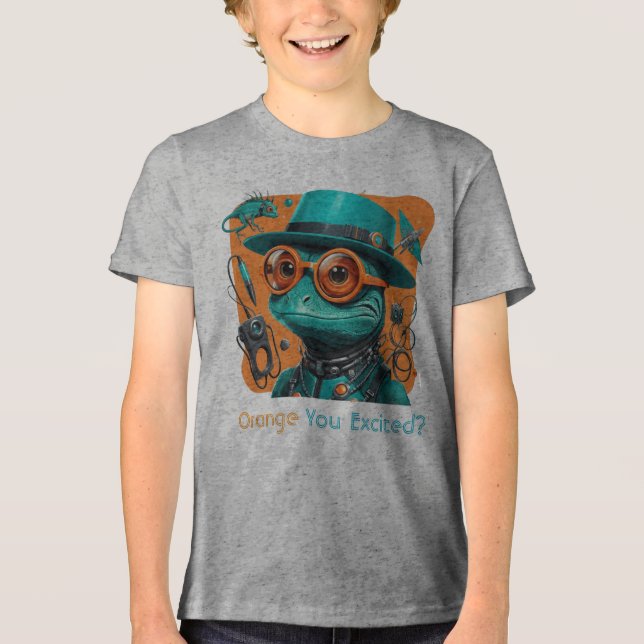 Fang die Veränderung Tri-Blend Shirt (Vorderseite)
