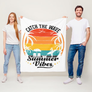 Fang die Wave Summer Vibes Fleecedecke