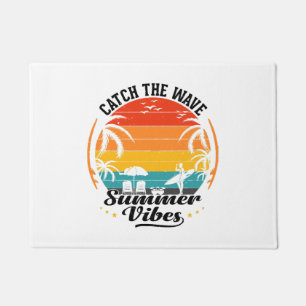 Fang die Wave Summer Vibes Fußmatte
