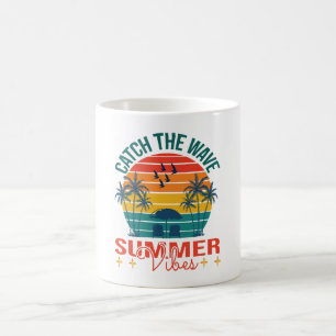 Fang die Wave Summer Vibes Kaffeetasse