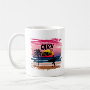 Fang die Welle Kaffeetasse