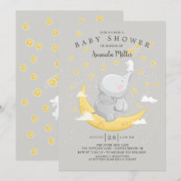 Fang eine neutrale Babydusche mit Sternenhimmel