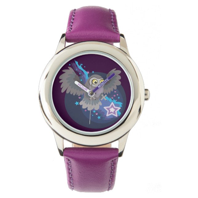 Fang eine Star Owl~Armbanduhr Armbanduhr (Vorderseite)