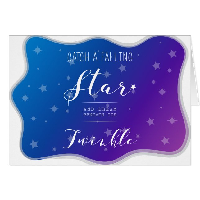 Fang einen Falling Star (Vorderseite (Horizontal))