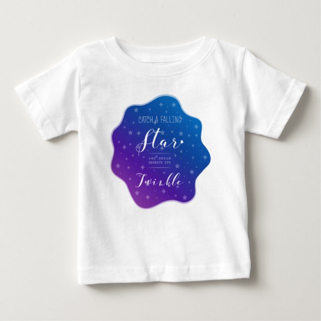 Fang einen Falling Star Baby T-shirt (Vorderseite)
