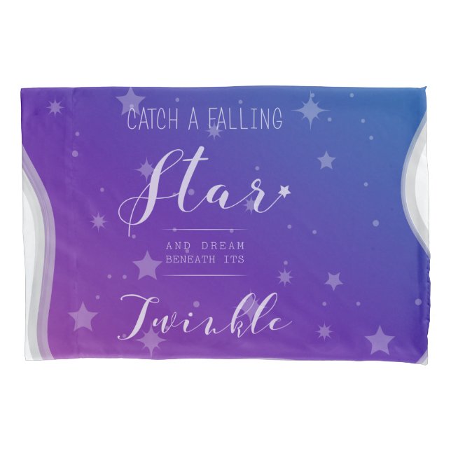 Fang einen Falling Star Kissenbezug (Vorderseite-Links)