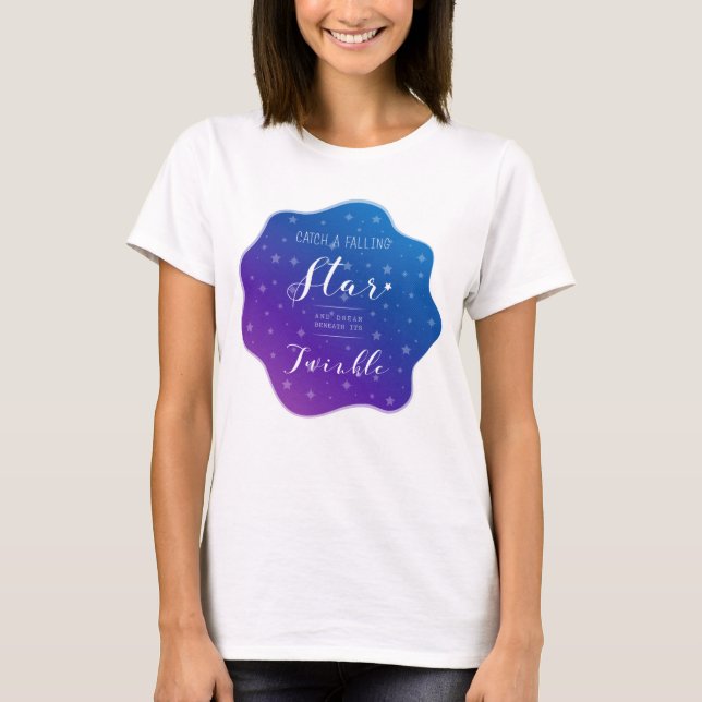 Fang einen Falling Star T-Shirt (Vorderseite)