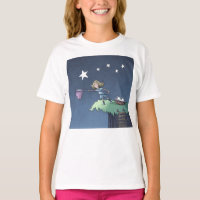 Fang einen Stern, der herunter geht - T - Shirt sa