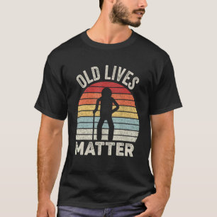 Fang einige Strahlen Vintage Retro Old Lives Matte T-Shirt