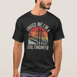 Fang einige Strahlen Vintage Retro Vertrau mir ich T-Shirt