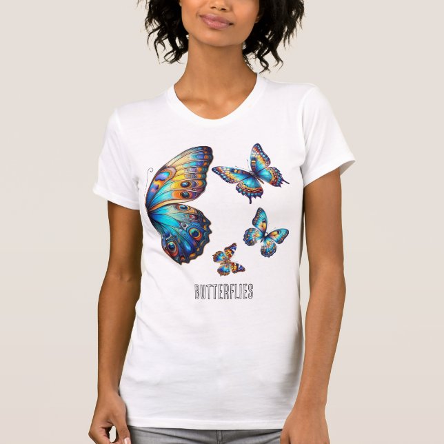 Fang Schmetterlinge.  T-Shirt (Vorderseite)