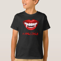 Fang Shui lustiger Halloween Dracula lips T - Shir