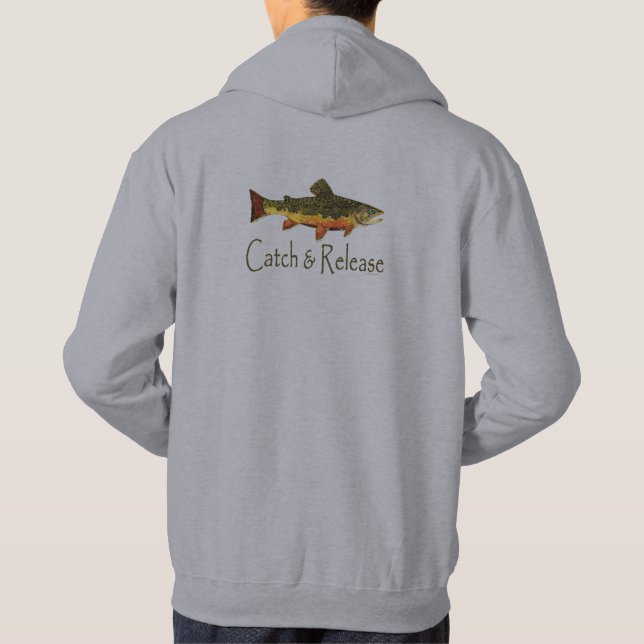 Fang- und Freilandfischerei Hoodie (Rückseite)