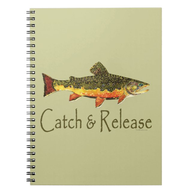 Fang- und Freilandfischerei Notizblock (Vorderseite)