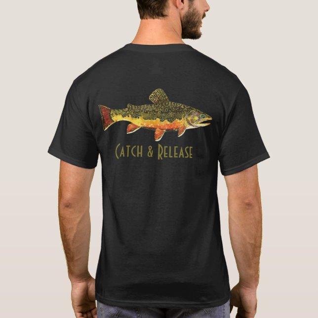 Fang- und Freilandfischerei T-Shirt (Rückseite)