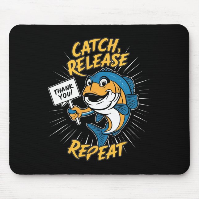 Fang und Freilassung der Fischerei Mousepad (Vorne)