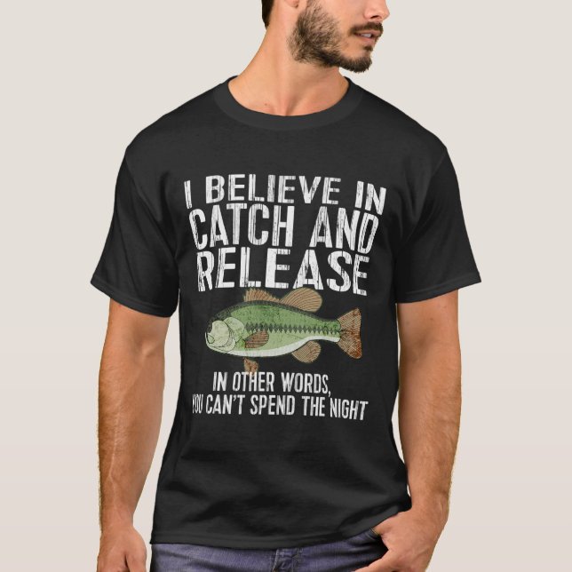 Fang und Freilassung der Fischerei T-Shirt (Vorderseite)