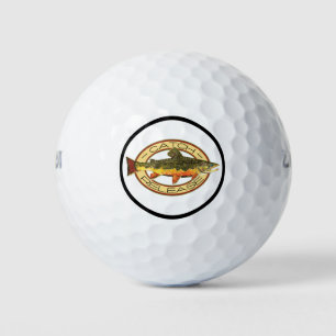 Fang und Freilassung von Bachforellen Fischerei Golfball