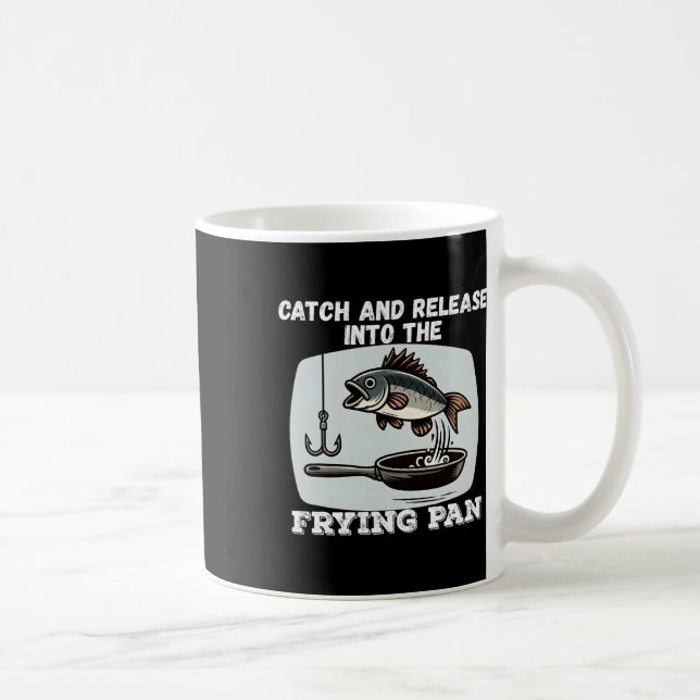 Fang und Freisetzung in den Fisch-Pan-Spaß Kaffeetasse (Rechts)