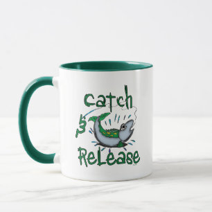 Fang- und Freisetzungs-Shirts Tasse