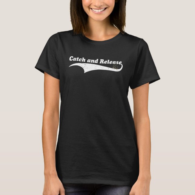 Fang- und Freisetzungsfischerei T-Shirt (Vorderseite)