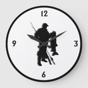 Fangdesign Große Wanduhr