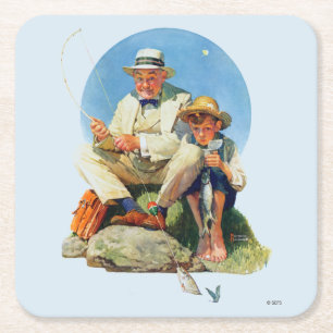 Fangen das große rechteckiger pappuntersetzer