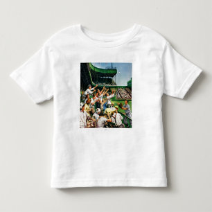 Fangen eines Homerun Balls Kleinkind T-shirt