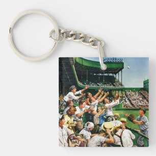 Fangen eines Homerun Balls Schlüsselanhänger