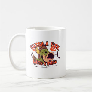 Fangen, Entspannen, Wiederholen! Kaffeetasse