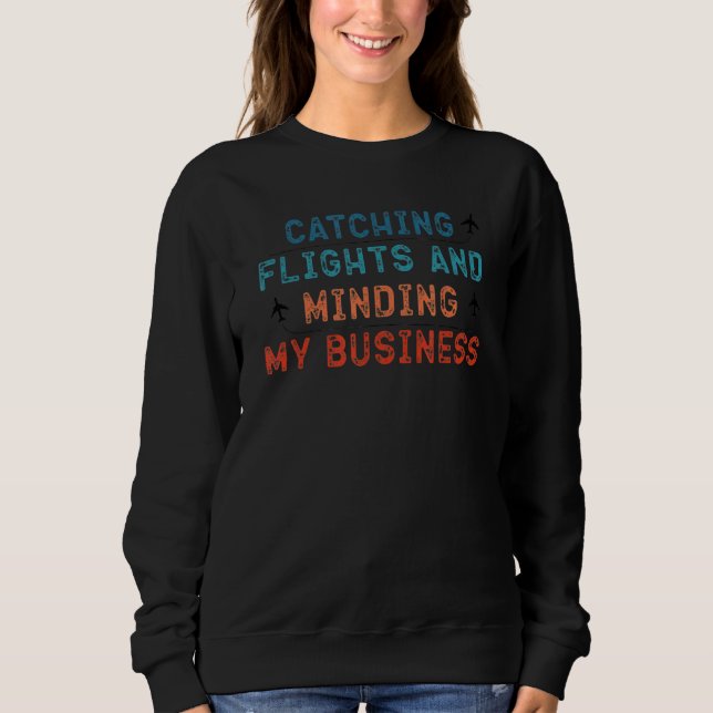 Fangen Männer Cool reisen Sweatshirt (Vorderseite)
