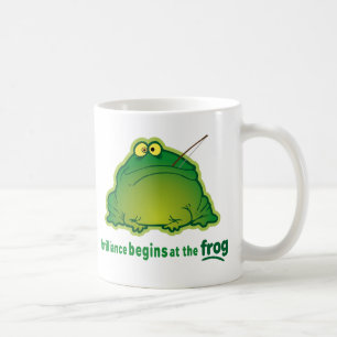 Fangen Sie am Frosch-lustigen Orchester-Witz an Tasse