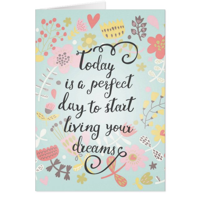 Fangen Sie an, zu leben Ihre Träume (Vorne)