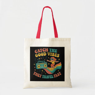 Fangen Sie den Retro Skateboarder Tote Bag mit den Tragetasche