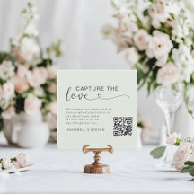Fangen Sie die Liebe ein! Custom QR-Code Wedding
